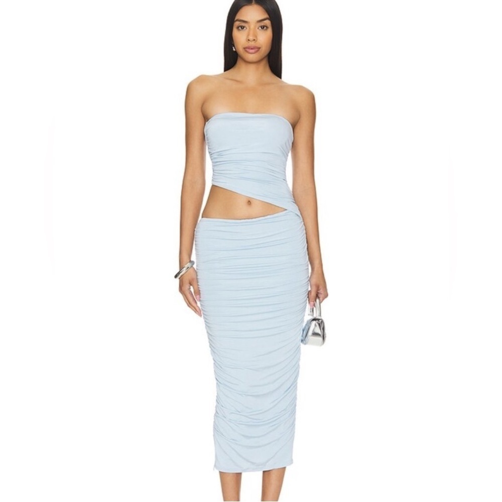 SER.O.YA Lavina Dress Powder Blue